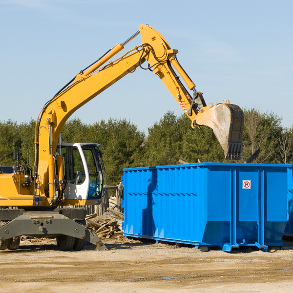 what size residential dumpster rentals are available in Thermopolis WY